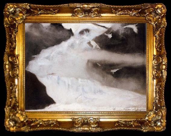 framed  William Stott of Oldham Ice River, ta009-2